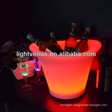 Led ice Wine Bucket for beer with led light